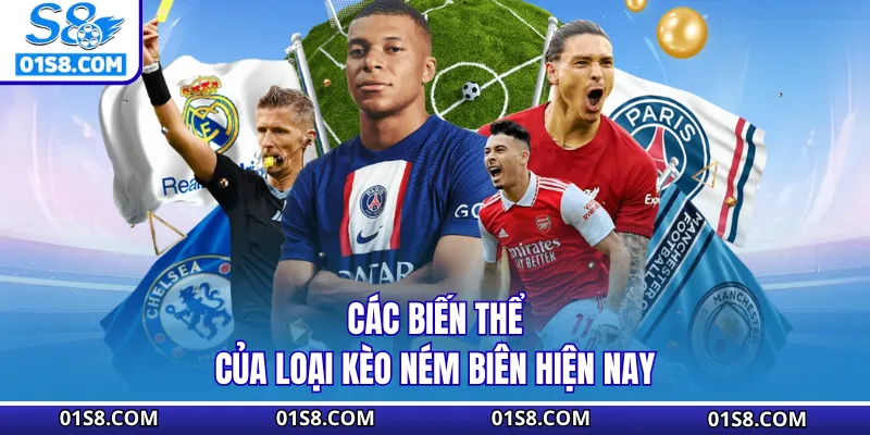 Các biến thể của loại kèo ném biên hiện nay